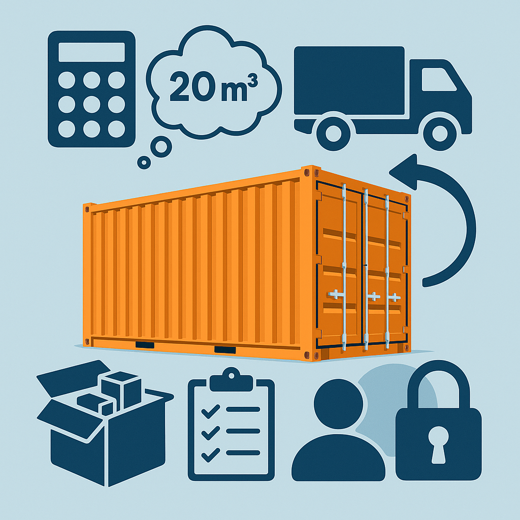 Container-opbevaring til erhverv: sådan undgår du rod og spildtid